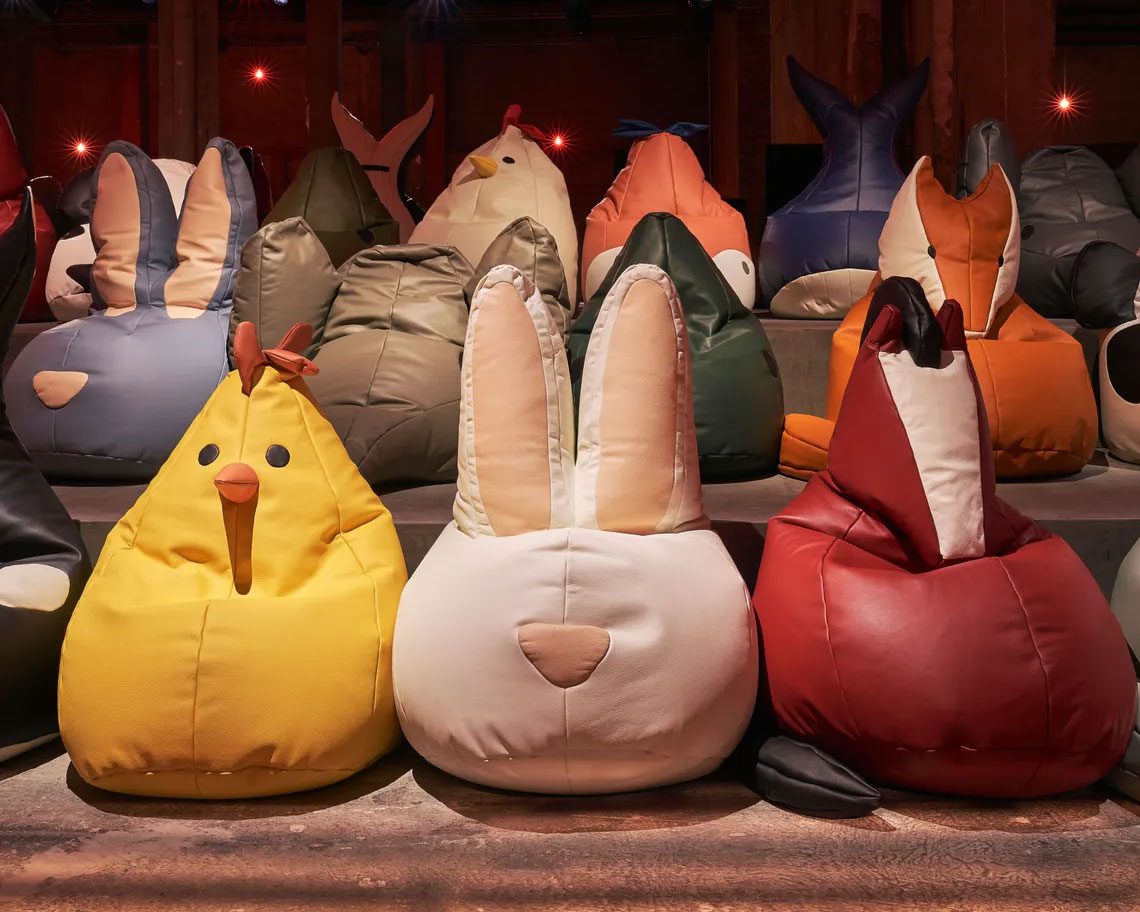 Bottega Veneta x Zanotta Sacco Lounge Chairs