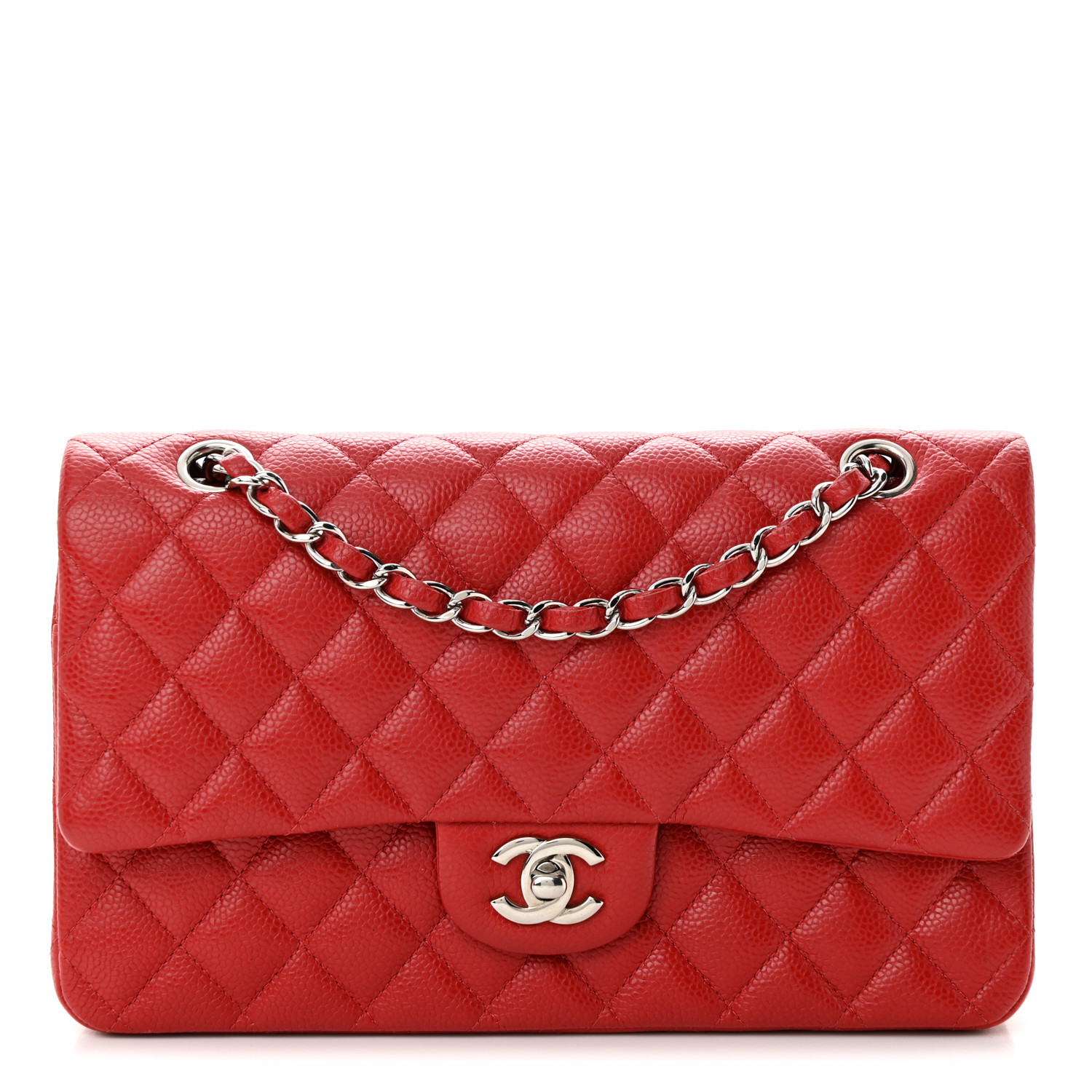 Chanel Medium Double Flap Red