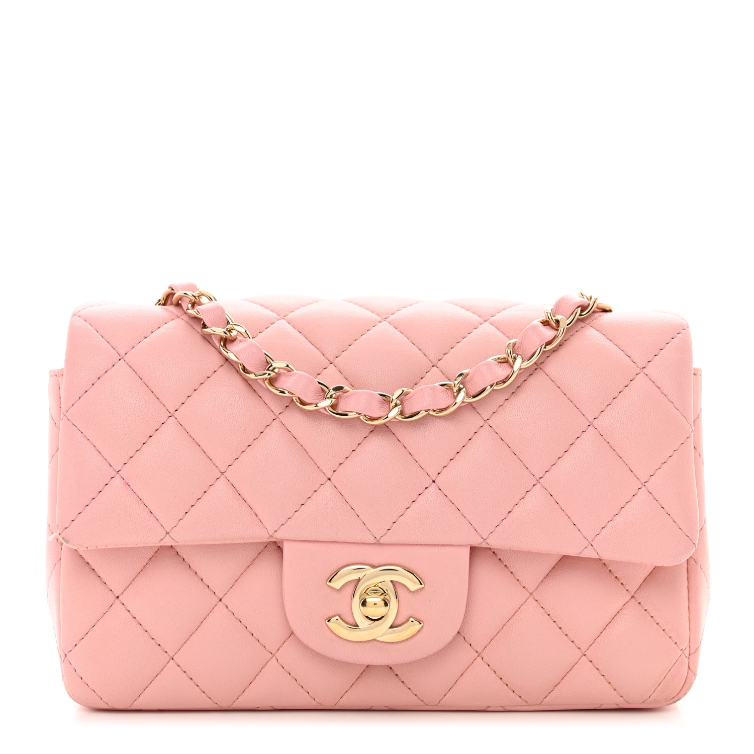 Chanel Mini Rectangular Flap Pink