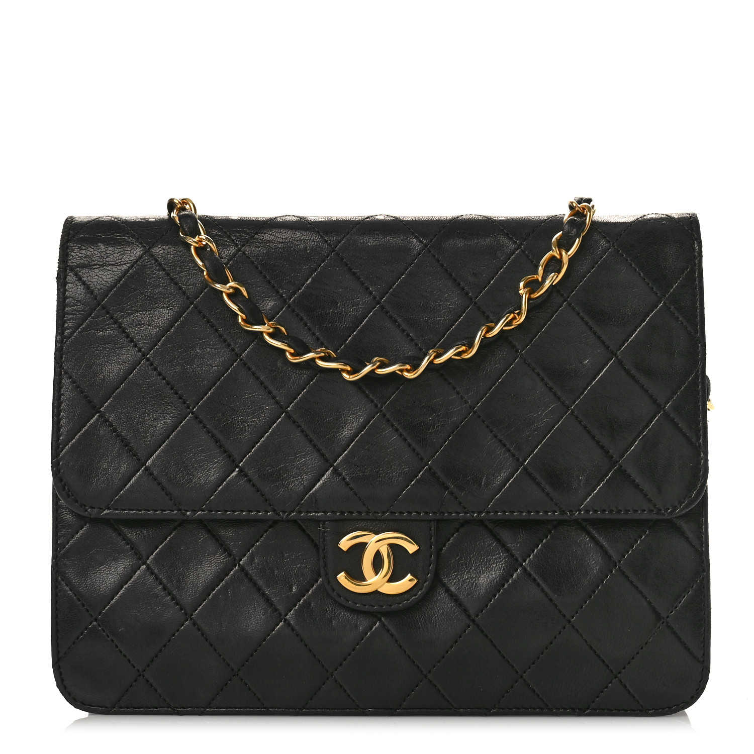 Chanel Small Single Flap Bag Black
