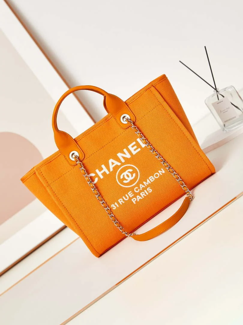 Chanel AS3257 Small Shopping Bag Orange