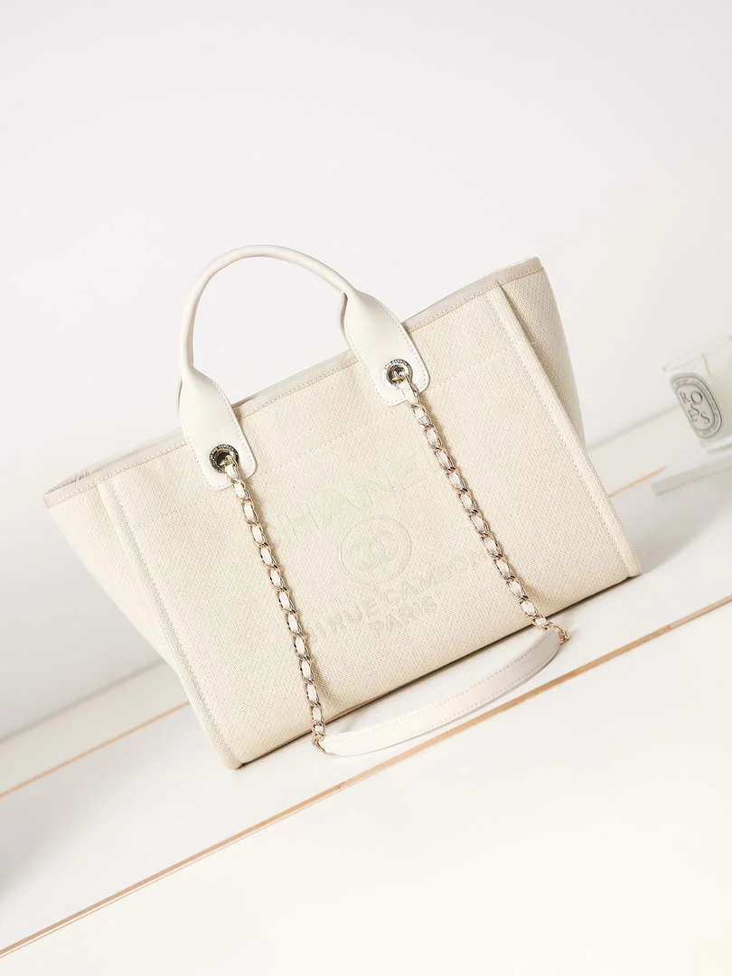 Chanel AS3257 Small Shopping Bag White