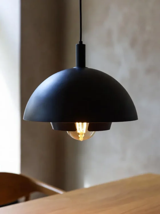 Matte Black Pendant Lamp